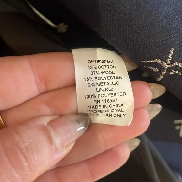 NWT Grey Jason Wu Moto Style Jacket - Size 6 - Picture 10 of 10